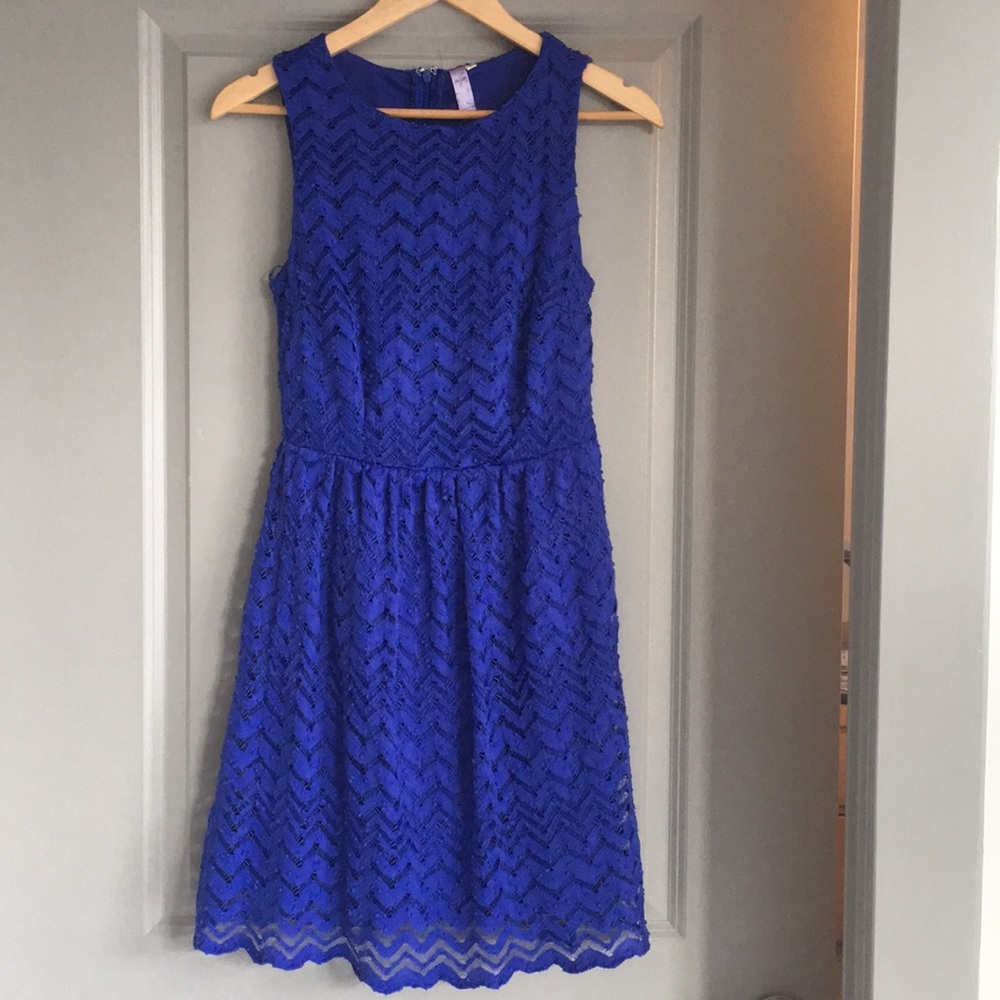 Francesca’s Alya crochet dress